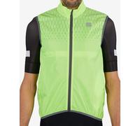Gilet coupe-vent Sportful Reflex jaune-vert fluo gris - L