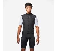 Gilet coupe-vent vélo route sans manche homme, RCR Ultralight noir