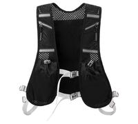 Gilet Course Nuit, Gilet Course Lumière, Réfléchissant Gilett D'hydratation De Cours À Pied pour Femmes Et Hommes, Porte-téléphonie, Sac À Dos d'eau Respirante avec des Poches De Ballon