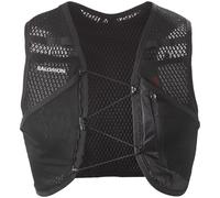 Gilet course Salomon Active Skin 4 No Flasks Taille: M / Couleur: noir / blanc