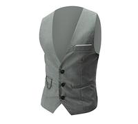 Gilet Cowboy Veste sans Manches Homme Annee 20 Manche Business Costume Lin Paisley Floral Mariage Noir Veston Vintage Classique Slim