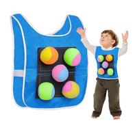 Gilet de Baseball - 30 x 43 cm - Grand kit de Jeu Dodgeball Polyvalent | Balles en Peluche en Polaire Catch Toss avec Tissu Oxford Solide - Gilet de Jour du Peuple pour, à l'intérieur et à