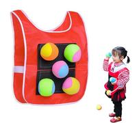 Gilet de Baseball - 30 x 43 cm - Grand kit de Jeu Dodgeball Polyvalent | Balles en Peluche en Polaire Catch Toss avec Tissu Oxford Solide - Gilet de Jour du Peuple pour, à l'intérieur et à
