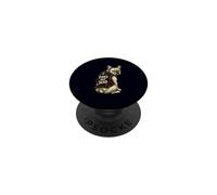 Gilet de Bouledogue français Punk Rock Roses Rouges PopSockets PopGrip Adhésif