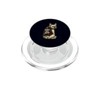 Gilet de Bouledogue français Punk Rock Roses Rouges PopSockets PopGrip pour MagSafe