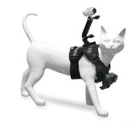 Gilet de caméra pour chat de première personne, support pour caméras d'action pour DJI GO3, kit complet avec base en J, adaptateur rotatif, design léger de 1,5 à 6 kg