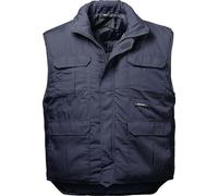 Feldtmann Gilet de camionneur taille M 50/52 bleu 65 % PES / 35 % CO Quantité:1