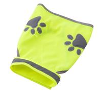 Gilet de chasse pour chien | Gilet réfléchissant pour chien pour la chasse, les chiots de nuit haute visibilité Fluorescent Chiots Motif Patte Vêtements de sécurité de nuit Vêtements avant Randonnée