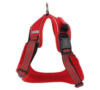 Gilet de Chien, Ajustement de Chien de Réfléchissant à Respiration Ajustement de Moyen avec Une Traction en Alliage (M)