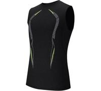 Gilet De Compression, Nouvelle Version 2025, Chemise sans Manches, Débardeur, Vêtements for Hommes for Construire Un Corps Tonique(Black2,3XL)