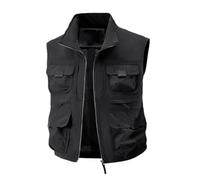 Gilet De Costume Décontracté pour Hommes sans Manches Mariage Homme Habillé Jacquard Manche À Double Boutonnage Veste Travail Smoking Floral Ete Noir Slim Été