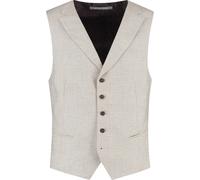 Gilet de costume Michael Kors Linen Blend Check Beige 94