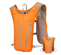 Gilet de course à pied - Gilet d'hydratation pour femme | Sac à dos d'hydratation léger réglable respirant | Bandes réfléchissantes | Accessoires de loisirs | Idéal pour le cyclisme longue distance et