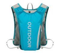 Gilet de course à pied - Gilet d'hydratation pour femme | Sac à dos d'hydratation léger réglable respirant | Bandes réfléchissantes | Accessoires de loisirs | Idéal pour le cyclisme longue distance et