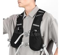 Gilet de course léger, gilet d'hydratation en cours d'exécution | Pack d'hydratation réfléchissant Vest Running - Support de téléphone, sac à dos imperméable respirant avec poches pour homme