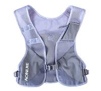 Gilet de Course Réfléchissant Sac d'Hydratation Trail Veste Running Sac à Dos Léger pour Marathon Randonnée Vélo Randonnée Sac à Dos d'hydratation (Gris)