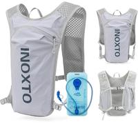 Gilet De Course Réglable Pour Homme Et Femme Avec Poche D'eau De 1,5 L ¿ Veste D'hydratation Légère, Respirante Et Réfléchissante Pour La Course À Pied, Sac À Dos Isotherme Avec Bouteilles