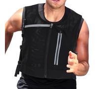 Gilet de course - Sac à coffre de sport extérieur | Pack de gilet d'hydratation respirant | Équitation de nuit Mesure à l'extérieur Cycling Randonnée Fitness Gym de camping Pocket de bouteille de camp