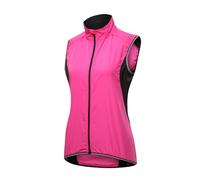 Gilet de Cyclisme pour Hommes, Veste de Vélo sans Manches Hauts avec Bandes Réfléchissantes pour l'équitation Course à Pied Sports de Plein Air,Pink