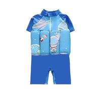 Gilet de flottaison Bebe, Maillot De Bain Bouée Intégré Bebe Fille Flotteur Piscine Bébé Garçon Bouee Flottant Enfant Gilet Natation Sauvetage Flottaison Plouf Dinosaure Brassard Garcon Bleu