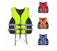 Gilet de Flottaison pour Adulte Gilet de Sauvetage Universel pour Hommes Femmes avec Ceinture Réglable pour Natation Pêche Navigation Surf et Sports Nautiques(Green,XL)