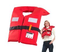 Gilet De Flottaison pour Jeunes, Veste Flottante Ajustable pour Kayak Natation, Gilet Flottable d'apprentissage Réglable avec Sifflet pour Kayak, Parcs Aquatiques, Piscine, Plage et Pêche