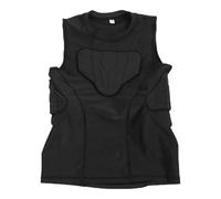 Gilet de Football rembourré pour Jeunes, Chemise de Protection pour Les Sports de Basket-Ball, protège-Poitrine pour Enfants (YL)