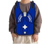Gilet de formation anti-étouffement Heimlich, gilet de simulation d'obstruction des voies respiratoires pour démonstrations pédagogiques B