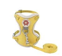 Gilet de Harnais pour Animaux de Compagnie, Harnais de Gilet pour Chat, Traction de Harnais Light Weight, Harnais de Gilet réglable et Respirant à la Mode, Corde de Traction pour Animaux de compa