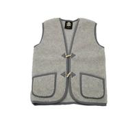 Gilet de Laine - Colorado Gris Clair Unisexe Mérinos Douillet Doux & Chaud