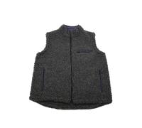 Gilet de Laine Nolan Laine Mérinos Unisexe Gilet Anthracite Fermeture Éclair