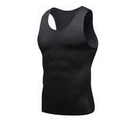 Gilet de Mise en Forme du Corps ionique, Gilet Amincissant de Musculation d'été, Chemise sans Manches Extensible pour Hommes, t-Shirt de Compression 1PC