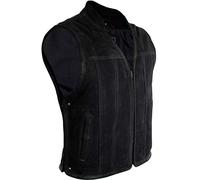 Gilet de Moto Biker avec Fermeture à glissière (3XL)