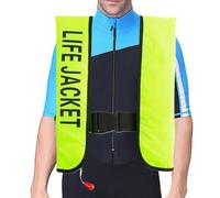 Gilet de Natation Adulte,Gilet Flottant Automatique - Veste de Flottabilité Portable pour Kayak Pêche Rafting Paddle Plage Bateau