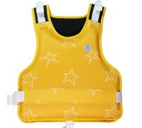 Gilet de Natation Ajustable, étoiles Jaunes, 6-10 Ans.