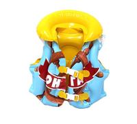 Gilet de Natation Gonflable pour Enfants Gilet de Sauvetage Gonflable en PVC avec Protection la tête Gilets Sauvetage sécurité pour Enfants avec Double Boucle, Natation portab