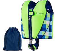 Gilet de Natation Limmys pour Enfants - Aide à la Flottaison Réglable à 8 Panneaux, Certifié CE, Design Primé, Confort en Néoprène Doux, Construction Robuste, Sac de Transport Inclus