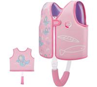 Gilet de Natation OSHYLE pour Enfants Gilet Flottant pour Tout-Petits avec Sangle de sécurité Aide à la flottabilité (AI-MER, L(6-9))