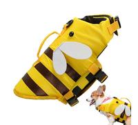 Gilet de natation pour chien | Taches de sauvetage de chiens imperméables avec poignée, gilet de natation | Maillot de bain pour chien à la mode réglable avec boucle à libération rapide, sauve