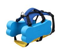 Gilet de natation pour chiens - Gilet de natation pour chiots - Serveur de vie réglable avec manche de sauvetage couche flottante réfléchissante pour chiens de petite, moyenne et grande taille