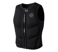 Gilet de Natation Universel, Gilet de flottaison réglable en néoprène à séchage Rapide, Gilet de sécurité for Adultes, for Le Kayak et Le Surf(Black,S)
