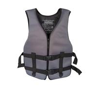 Gilet de Natation Universel pour Adulte Gilet de Flottaison Haute Flottabilité avec Fermeture Éclair pour Navigation Natation Kajak et Sports Nautiques(Grey)