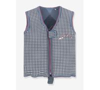 Gilet de natation vichy bleu carreaux bleu 12M