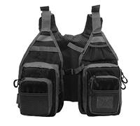Gilet de pêche,Gilet de pêche Sac à Dos bandoulière réglable Respirante pour la pêche à la Mouche