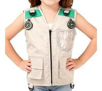 Gilet de pêche léger, veste d'aventure sans manches, équipement d'exploration pour avec plusieurs poches, gilet d'activité respirant, équipement de plein air facile à porter, vêtements