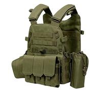 Gilet de pêche pour adolescent | Équipement de protection réglable avec plusieurs poches - Gilet d'airsoft pour adolescent, cadeau attrayant pour l'entraînement de paintball, costume de cosplay en
