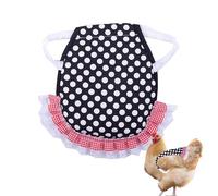 Gilet de poulet - Tablier de selle de poule réglable, équipement de protection de la volaille respirant | Protection légère en plumes | Couverture arrière de coq durable | Vêtements confortables pour