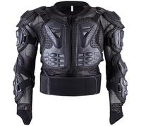 Gilet De Protection Du Corps De Moto Pour Adultes, Protection De Taille De Moto, Armure Tout-Terrain Anti-Chute, Armure De Moto, Protection Dorsale, Protection De Coude Pour Snowboard Black,5XL