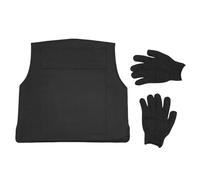 Gilet de protection du corps - Gilet de protection pour le corps - Gilet de protection pour le corps - Gilet tactique d'extérieur - Gilet de protection contre les points avec sac de rangement et gants