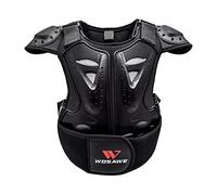 Gilet de Protection Enfant | Gilet d'armure pour Enfant | Gilet Pare-balles Enfant | Protection Moto Enfant | Protection Dorsale pour Vélo, Ski, équitation, Planche à roulettes